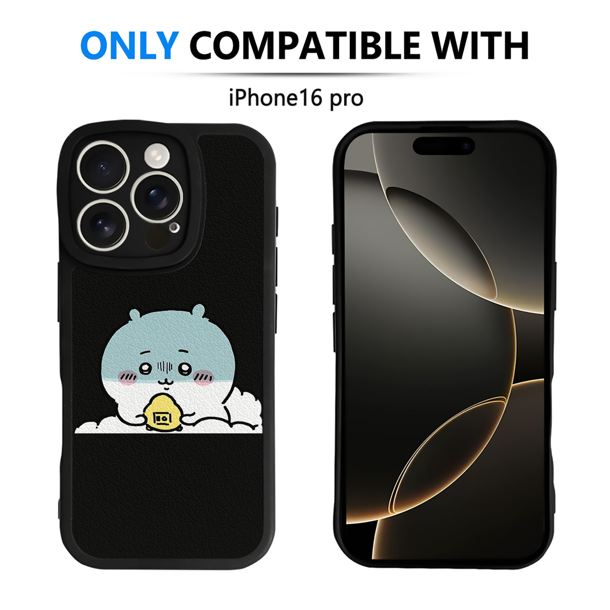（画像用） ちいかわ ちいかわ Chii-kawa chiikawa 【iPhone 16シリーズ対応】シリコンスマホケース（レザー調） 材質：シリコン